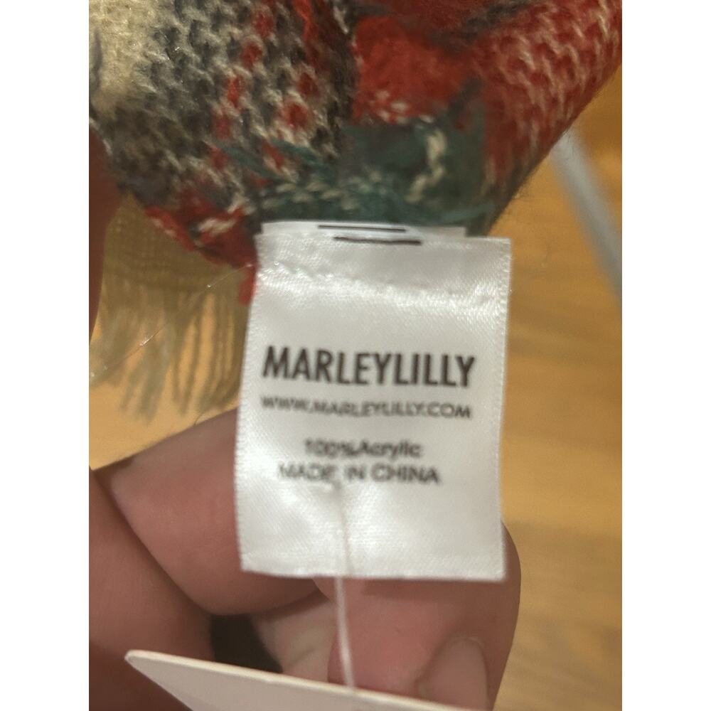 NWT Marley Lilly Plaid Scarf - Picture 7 of 7